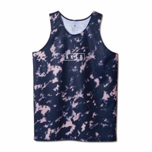  バスケットノースリーブ　タンクトップ ウェア   アクター AKTR GHOST CAMO TANK NAVY   【MEN'