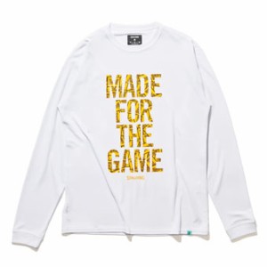  バスケットロング　Tシャツ ウェア   スポルディング Spalding MADE for THE GAME L/S Whit