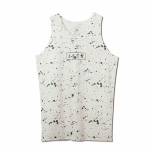  バスケットノースリーブ　タンクトップ ウェア   アクター AKTR SPLASH TANK WHITE   【MEN'S】