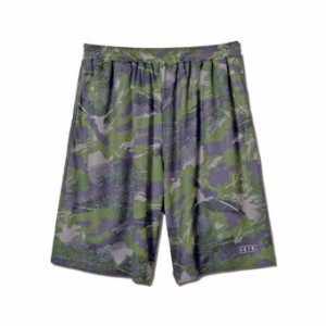  バスケットショーツ バスパン ウェア   アクター AKTR BOUNCE CAMO 8.5-INCH SHORTS OLIV