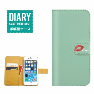 iPhone8 Plus ケース 手帳型 送料無料 リップ 唇柄I Miss You Call Me セレブ 女子 GIRL XOXO オシャレ ファッション カワイイ 人気 リッ