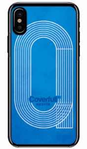 陸上トラック ブルー （クリア） / for iPhone X/XS/Apple Coverfull iphoneX iphoneXS ケース カバー iphone XS カバーアイフォン10 10S