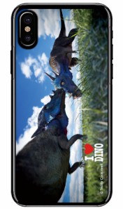 Dinosaur Design 恐竜デザインシリーズ 「パキケファロサウルス」 （クリア） / for iPhone X/XS/Apple iphoneX iphoneXS ケース カバー 