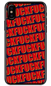 Cf LTD FUCK（ファック） パターン ネイビー （クリア） / for iPhone X/XS/Apple iphoneX iphoneXS ケース カバー iphone XS カバーアイ