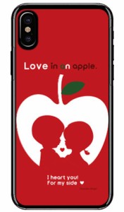 りんごの恋 （クリア） / for iPhone X/XS/Apple Coverfull iphoneX iphoneXS ケース カバー iphone XS カバーアイフォン10 10S 送料無料