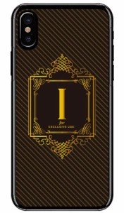 Cf LTD ラグジュアリーイニシャル I ゴールドイエロー （クリア） / for iPhone X/XS/Apple iphoneX iphoneXS ケース カバー iphone XS 