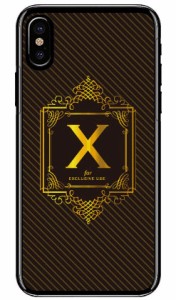 Cf LTD ラグジュアリーイニシャル X ゴールドイエロー （クリア） / for iPhone X/XS/Apple iphoneX iphoneXS ケース カバー iphone XS 