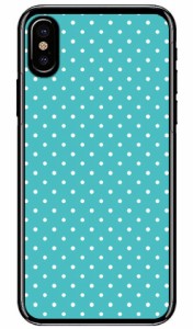 Cf LTD ミントブルーコレクションシリーズ ドット（小） （クリア） / for iPhone X/XS/Apple iphoneX iphoneXS ケース カバー iphone XS