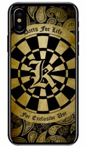 Cf LTD ダーツ イニシャル イエロー K （クリア） / for iPhone X/XS/Apple iphoneX iphoneXS ケース カバー iphone XS カバーアイフォン