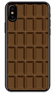 チョコレート TYPE2 ブラウン （クリア） / for iPhone X/XS/Apple SECOND SKIN iphoneX iphoneXS ケース カバー iphone XS カバーアイフ