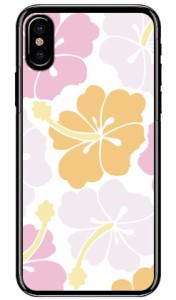 北欧ハイビスカス パステル （クリア） / for iPhone X/XS/Apple SECOND SKIN iphoneX iphoneXS ケース カバー iphone XS カバーアイフォ