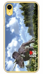 Dinosaur Design 恐竜デザインシリーズ 「トリケラトプス」 （クリア） / for iPhone XR/Apple ハードケース iphoneXR ケース iphoneXR 