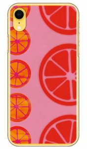 オレンジフルーツ ピンク （クリア） / for iPhone XR/Apple Coverfull ハードケース iphoneXR ケース iphoneXR カバー ケース アイフォ