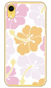 北欧ハイビスカス パステル （クリア） / for iPhone XR/Apple SECOND SKIN ハードケース iphoneXR ケース iphoneXR カバー ケース アイ