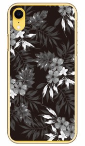 リゾートフラワー ブラック （クリア） / for iPhone XR/Apple SECOND SKIN ハードケース iphoneXR ケース iphoneXR カバー ケース アイ