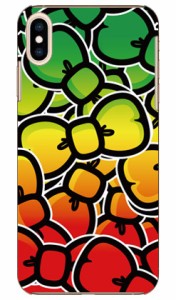 リボン ラスタ / for iPhone XS Max/Apple SECOND SKIN ケース クリア スマホカバー スマホケース アイフォン カバー アイフォーン 透明 