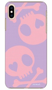 スカル ピンク×パープル design by ARTWORK / for iPhone XS Max/Apple Coverfull ケース クリア スマホカバー スマホケース アイフォン