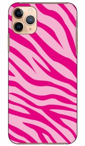 ゼブラパターン ピンク / for iPhone 11 Pro Max/Apple SECOND SKIN ケース クリア スマホカバー スマホケース アイフォン カバー アイフ