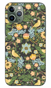 SINDEE 「Mystical Flower （グリーン）」 / for iPhone 11 Pro/Apple SECOND SKIN ケース クリア スマホカバー スマホケース アイフォン