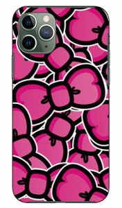 リボン ピンク / for iPhone 11 Pro/Apple SECOND SKIN ケース クリア スマホカバー スマホケース アイフォン カバー アイフォーン 透明 