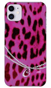 ヒョウ柄pinkイニシャル-C design by ARTWORK / for iPhone 11/Apple Coverfull ケース クリア スマホカバー スマホケース アイフォン カ