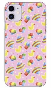 toyduck ピンク produced by COLOR STAGE / for iPhone 11/Apple Coverfull ケース クリア スマホカバー スマホケース アイフォン カバー