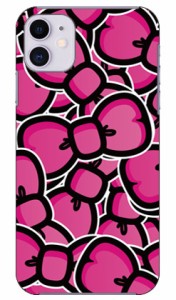 リボン ピンク / for iPhone 11/Apple SECOND SKIN ケース クリア スマホカバー スマホケース アイフォン カバー アイフォーン 透明 アイ