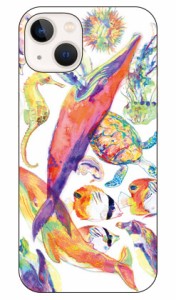 さとう ゆい 「pastel sea」 iPhone14 (6.1インチ) Apple SECOND SKIN 全面 受注生産 スマホケース ハードケース iphone14 6.1inch ケー