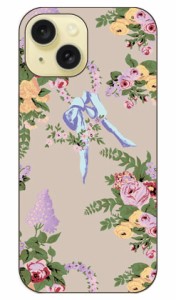 SINDEE 「Lola Flower （ライトブラウン）」 / for iphone 15 ケース iphone15 本体 保護 iphone ケース iphone15 ハードケース iphone15