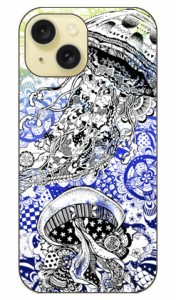 kion 「Jellyfish yellow＆blue」 / for iphone 15 ケース iphone15 本体 保護 iphone ケース iphone15 ハードケース iphone15 スマホケ