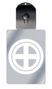 光るキーホルダー 家紋シリーズ 中輪に轡 （ちゅうわにくつわ） USB充電 バッグチャーム LEDライト 夜道 交通安全 防犯 誕生日 プレゼン