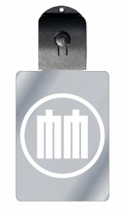 光るキーホルダー 家紋シリーズ 中輪に竹の角字 （ちゅうわにたけのかくじ） USB充電 バッグチャーム LEDライト 夜道 交通安全 防犯 誕生
