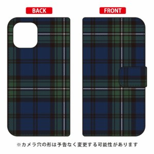 手帳型スマートフォンケース 「トラッドチェック ブラックウォッチ」 / for iPhone 12/Apple SECOND SKIN iphone12 ケース iphone12 カバ