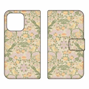 手帳型スマートフォンケース SINDEE 「Mystical Flower （ベージュ）」 / for iPhone 13 Pro Max/Apple SECOND SKIN iphone13promax ケー