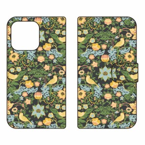 手帳型スマートフォンケース SINDEE 「Mystical Flower （グリーン）」 / for iPhone 13 Pro Max/Apple SECOND SKIN iphone13promax ケー