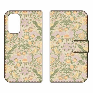 手帳型スマートフォンケース SINDEE 「Mystical Flower （ベージュ）」 / for Galaxy A53 5G SCG15 SC-53C au docomo SECOND SKIN scg15 