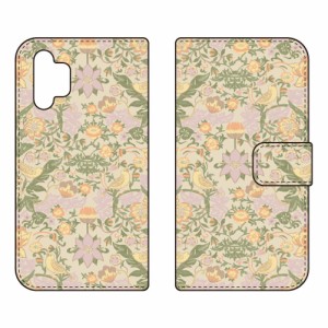 手帳型スマートフォンケース SINDEE 「Mystical Flower （ベージュ）」 / for Galaxy A32 5G SCG08/au SECOND SKIN scg08 ケース galaxy 