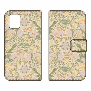 手帳型スマートフォンケース SINDEE 「Mystical Flower （ベージュ）」 / for AQUOS zero6 SHG04/au SECOND SKIN shg04 a102sh ケース カ