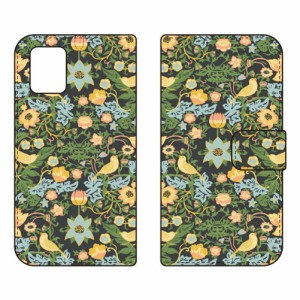 手帳型スマートフォンケース SINDEE 「Mystical Flower （グリーン）」 / for AQUOS zero6 SHG04/au SECOND SKIN shg04 a102sh ケース カ