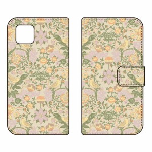 手帳型スマートフォンケース SINDEE 「Mystical Flower （ベージュ）」 / for AQUOS sense6 SHG05/au SECOND SKIN shg05 sh-54b ケース 