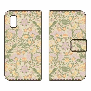 手帳型スマートフォンケース SINDEE 「Mystical Flower （ベージュ）」 / for AQUOS wish SHG06/au SECOND SKIN スマホケース shg06 ケー