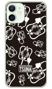 相撲専門情報誌「TSUNA」 gunbai （軍配柄） 1 ブラック （クリア） / for iPhone 12 mini/Apple Coverfull スマホケース ハードケース 
