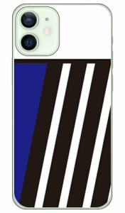 BLUE ＆ BLACK ブルー （クリア） design by ROTM / for iPhone 12 mini/Apple SECOND SKIN スマホケース ハードケース アップル iphone1