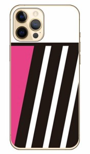 PINK ＆ BLACK ピンク （クリア） design by ROTM / for iPhone 12 Pro Max/Apple SECOND SKIN iphone12 pro max ケース iphone12 pro ma