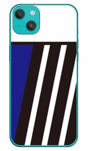 BLUE ＆ BLACK ブルー （クリア） design by ROTM / for iPhone14 Plus Apple SECOND SKIN iphone14 plus ケース iphone14 plus カバー 