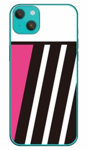 PINK ＆ BLACK ピンク （クリア） design by ROTM / for iPhone14 Plus Apple SECOND SKIN iphone14 plus ケース iphone14 plus カバー 
