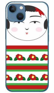 こけし （椿） （クリア） / for iPhone 13 mini Apple Coverfull スマホケース ハードケース アップル iphone13 mini ケース iphone13 m