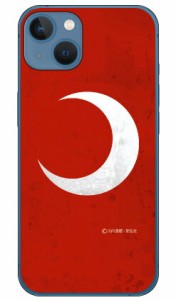 宣弘社ヒーローシリーズ 月光仮面（三日月レッド） （クリア） design by figeo / for iPhone 13 mini Apple Coverfull スマホケース ハ