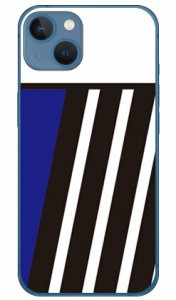 BLUE ＆ BLACK ブルー （クリア） design by ROTM / for iPhone 13 mini Apple SECOND SKIN スマホケース ハードケース アップル iphone1