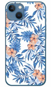 リゾートフラワー ホワイト （クリア） / for iPhone 13 mini Apple SECOND SKIN スマホケース ハードケース アップル iphone13 mini ケ